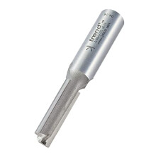 Professional Straight Two Flute Router Cutter, 1/2 Inch Shank, 10mm Cut Diameter & 35mm Cut Length, Tungsten Carbide Tipped, 3/60X1/2TC