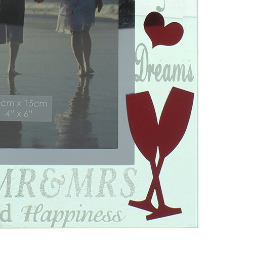ukgiftstoreonline 40th Ruby Wedding Anniversary Photo Frame New Boxed 2