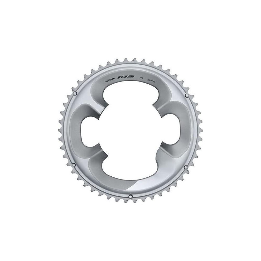 Spares FC-R7000 chainring, 50T-MS For 50-34T, Silver