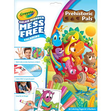 Crayola Color Wonder Förhistoriska Vänner, Dinosaurie Målarbilder, Rörfri Målar för Småbarn