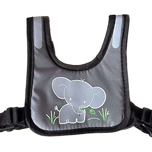 Clippasafe Padded Harness & Reins (Elephant Motif)