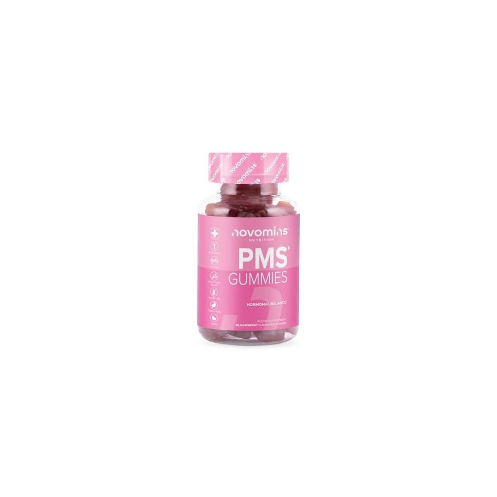 Novomins Pms Gummies With Probiotics Â Pms Supplements For Women Â Hormone Balanceâ Supports Hormone Regulation, Energy, Nervous System, Cognitive