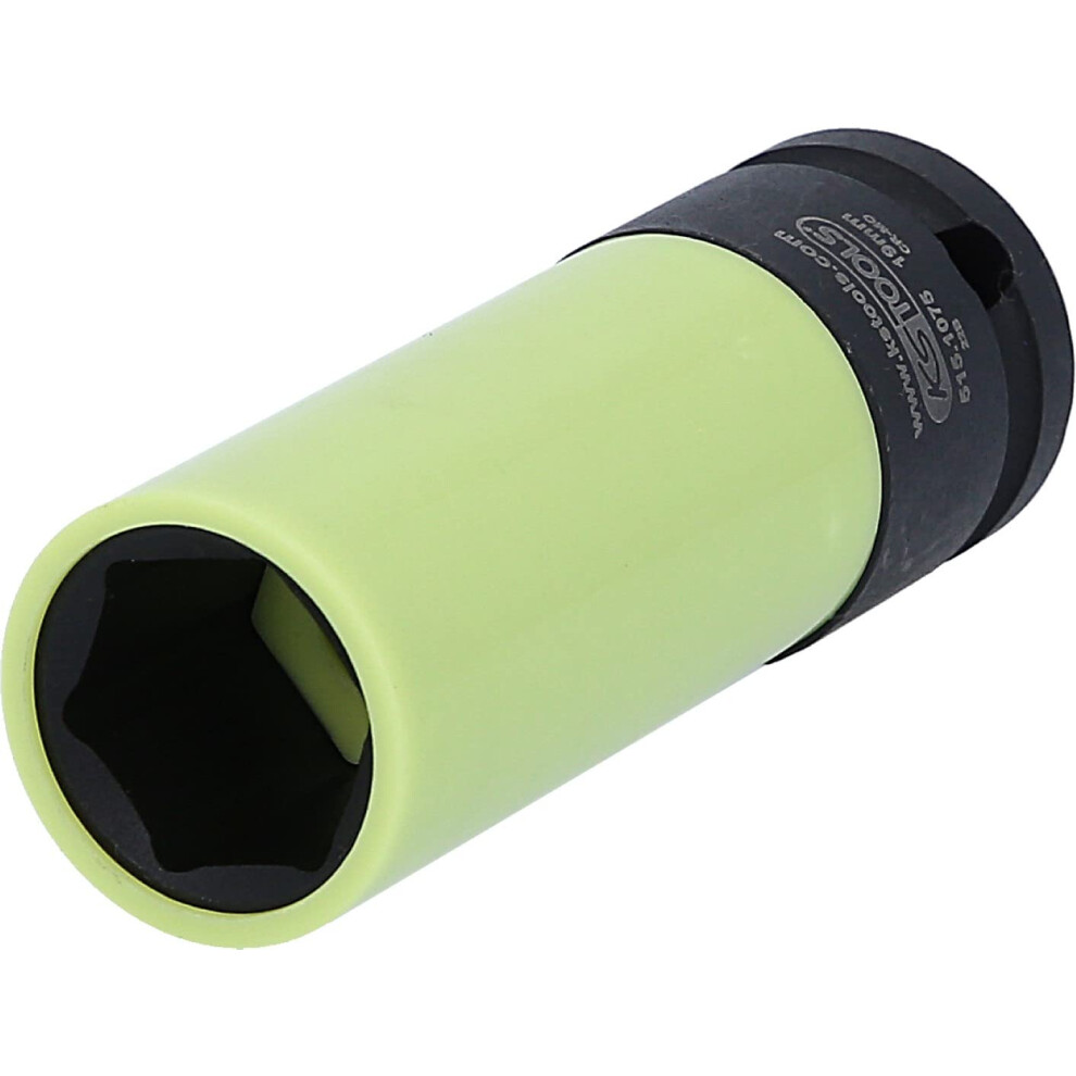 515.1075 1/2" Aluminium Wheel Impact Socket, Deep, 19Mm 4042146204665