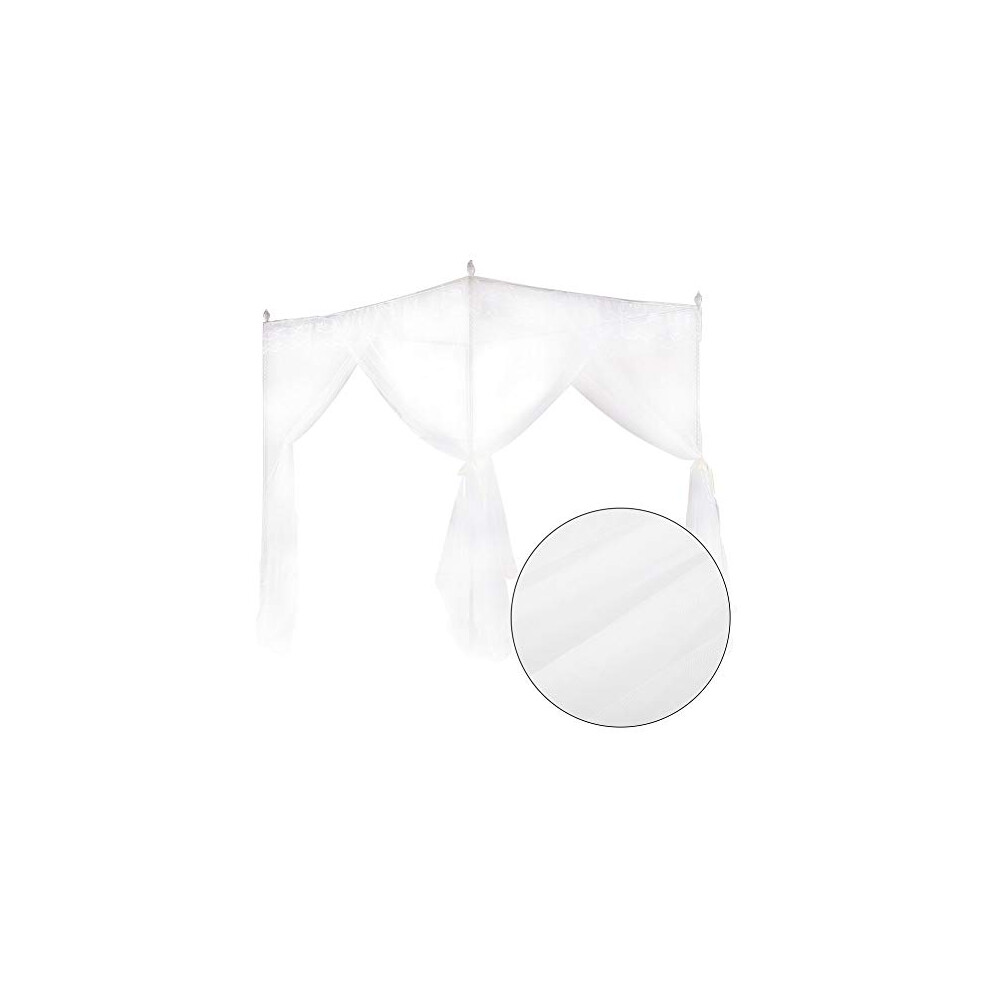 Girls Princess Bed, Bed Canopy For Girls, Lace Design Mosquito Netting Mosquito Net Canopy Bed Curtains 4 Poster Bed Canopy Curtains For Boys And Naroote