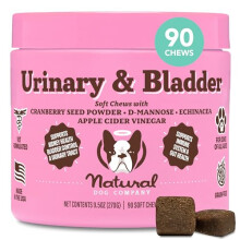 Natural Dog Company, Harn- & Blasen-Unterstützung, Für Hunde, Alle Altersstufen, 90 Weiche Kauartikel, 9,5 Unzen (270 g)
