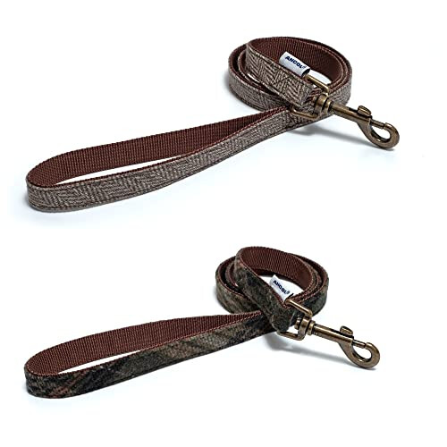 Ancol Heritage Collection Herringbone Lead 1mx19mm, Brown 1