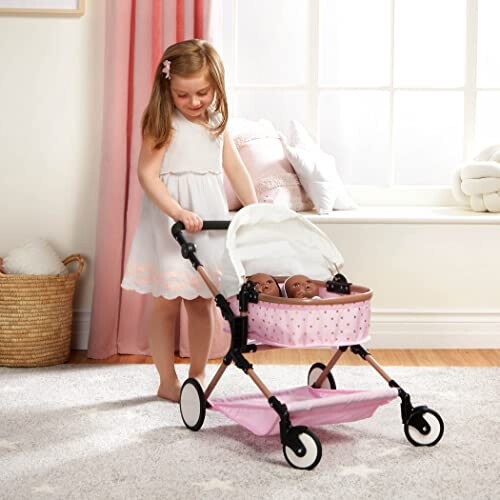 Babi Baby Doll Double Stroller, 14 Inch 1