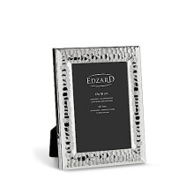 Photo Frame Gubbio, 5x7 inch (13x18 cm), Silver Plated Picture Frame, Tarnish Protected