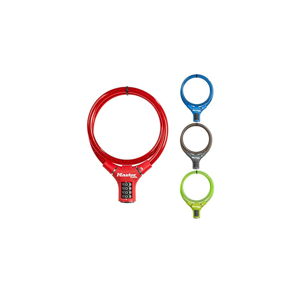 Bike Cable Lock [Combination] [90 cm Cable] [Outdoor] 8229EURDPROCOL - Ideal for Bike, Electric Bike, Skateboards, Strollers, Lawnmowers and other