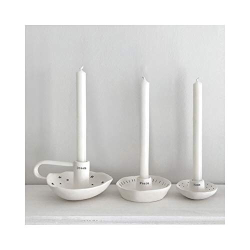 East of India Porcelain Candle Holdedream 2