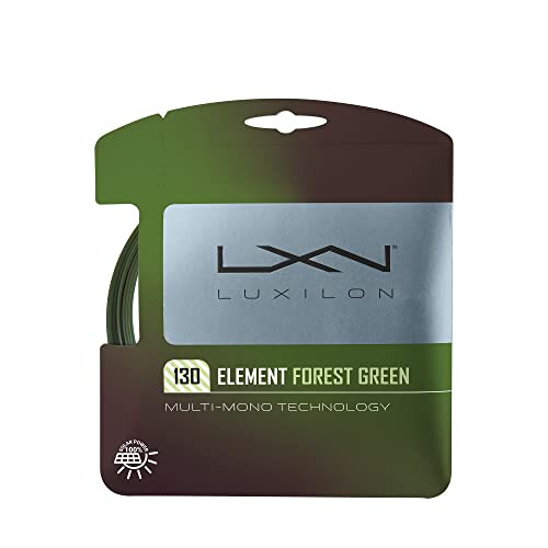 Wilson Luxilon Element 130 Tennis String - Set Forest Green