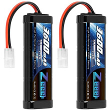 7.2V 3600mAh RC NiMH Battery for RC Car RC Truck Associated HPI Losi Kyosho Hobby (2 Pack)