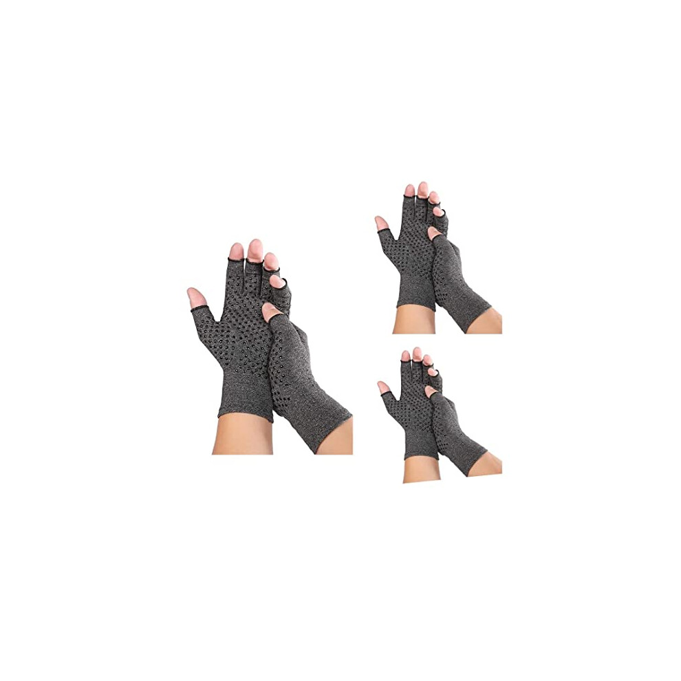 Photos - Braces / Splint / Support 3 Pairs Arthritis Gloves, Pressure Gloves Breathable, Relieve Joint Pain, rheumatoid, arthritis, swelling and tendonitis pai
