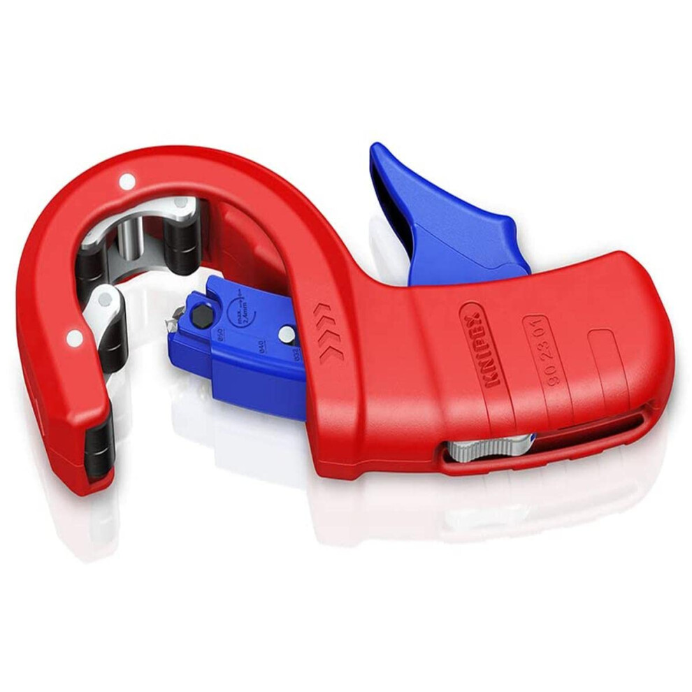 Knipex Dp50 Pipe Cutter For Plastic Drain Pipes Plastic Coated 32/40/50 Mm 90 01 Bk Size 23