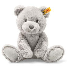 Soft Cuddly Friends Bearzy Teddy Bear, Grey - Plush Soft Toy