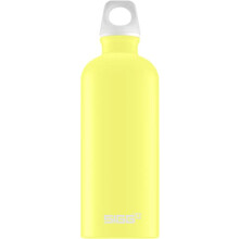 - Aluminium Water Bottle - Traveller Ultra Lemon - Climate Neutral Certified - Suitable For Carbonated Beverages - Leakproof - Lightweight - BPA Free
