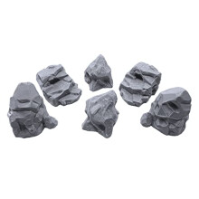 EndERTOYS Stone Boulder Bundle Terrain Cen   rio para a mesa de 28mm Miniaturas Wargame 3D Impresso e pint   vel