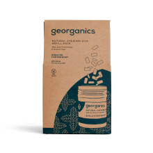 Georganics Naturlig Tyggegummi, Engelsk Pebermynte, 140 Tyggegummier
