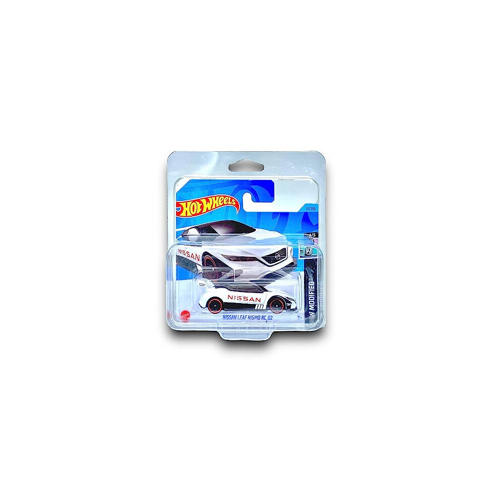 Nissan Leaf Nismo RC_02 (White & Black) 4/5 HW Modified - 2023-91/250 (Short Card) - COMES IN A KLAS CAR KEEPER PROTECTIVE COLLECTORS CASE - HKK50