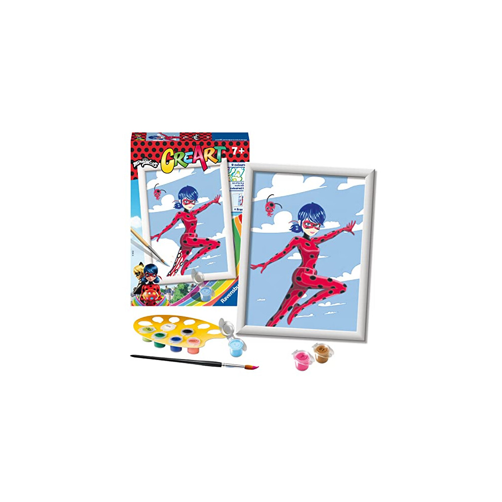 Ravensburger Creart Miraculous Numbers For Children - Painting Arts And Crafts Kits For Age 7 Years Up