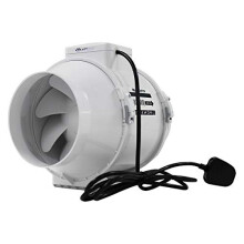 100 mm Low Noise 4 inch Hydroponic Inline Intake Mixed Flow Duct Ventilation Fan for Grow Tent Room