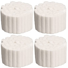4 Pieces Dental Cotton Gauge Rolls Cotton Nose Nasal Plugs Dental High Absorbent Cotton Rolls