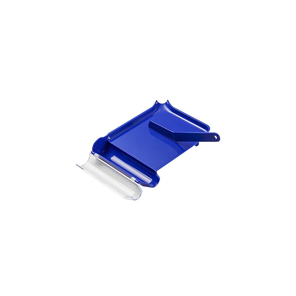 Medarchitect Right Hand Pill Counting Tray With Spatula (Blue - L Shape)