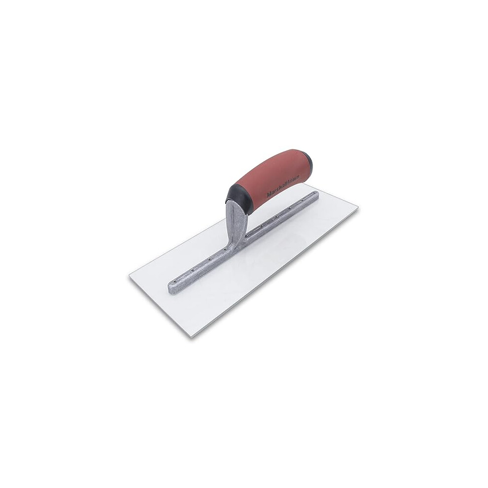 Marshalltown The Premier Line PMXS1D 11-Inch By 4-1/2-Inch Plastic Finishing Trowel With Curved DuraSoft Handle