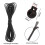 50pcs Spring Cord Locks Single Hole Plastic Spring Toggle Stoppers Buttons Small Round Elastic Toggle Sliders with 10m Bungee Rope for Drawstring Bag 2