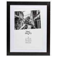 COLUMBIA A4 (21x30cm) Black Picture Poster Photo Frame with Mount Plexi (Non-Glass) COL2130MTNG