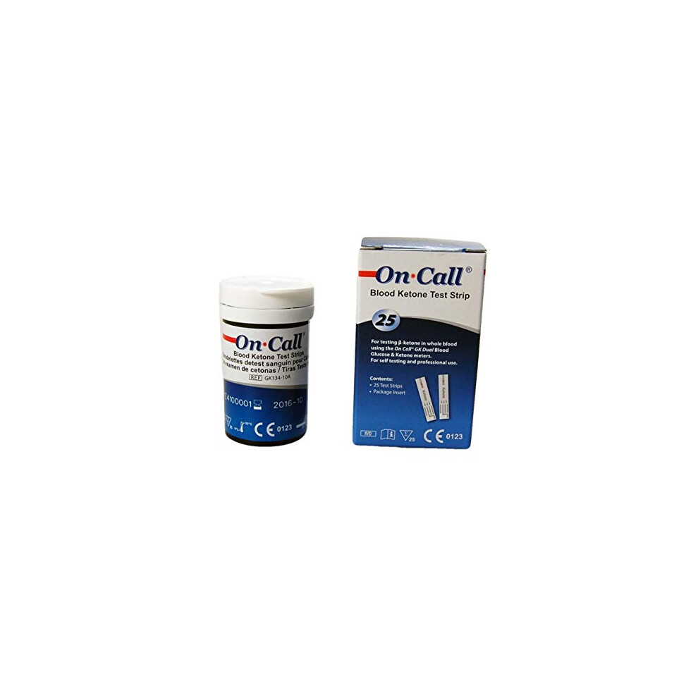 Valuemed Specialists In Diagnostic Healthcare 25 On Call Blood Ketone Test Strips For The Mission On-Call Gk Dual Meter