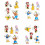 Disney Donald Duck Blue Mini Backpack Pencil Case Micro Pack with 6 Stationery Items 8