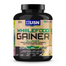 Wholefood Gainer Vanilla All-in-one Vegan Protein Powder Shake (2kg): Workout-Boosting, All Natural Ingredient Protein Powder for Muscle Gain