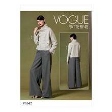 Vogue Patterns-V1642Z-Misses>Suits & Coordinates;Misses>Tops;Misses>Pants, Jumpsuits & Shorts