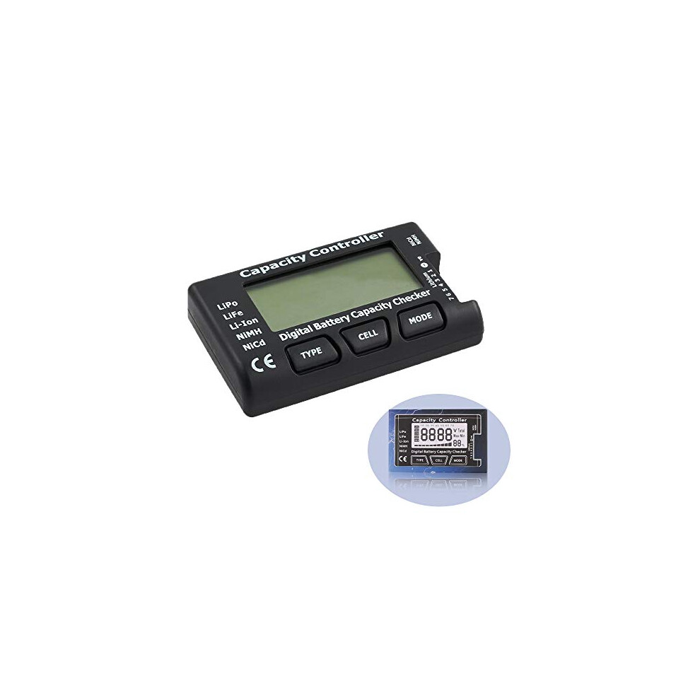 Battery Meter, Intelligent Cell Meter, Digital Battery Checker, Battery Balancer For Lipo/Life/Li-Ion/Nicd/Nimh Battery Packs 730718809731