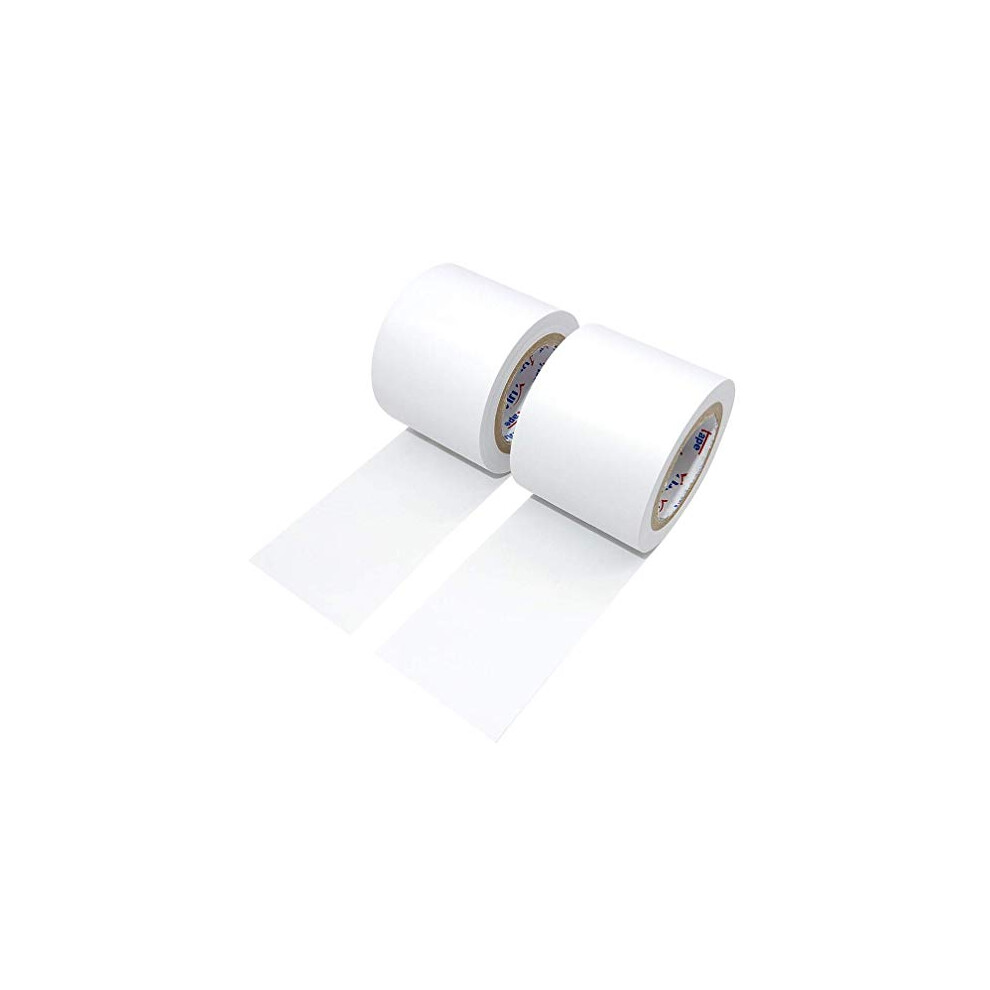 2 Roll 50Mm X 15M Electrical Insulation Tape Flame Retardant Pvc Waterproof Insulating Tape (2 White) 745678817634