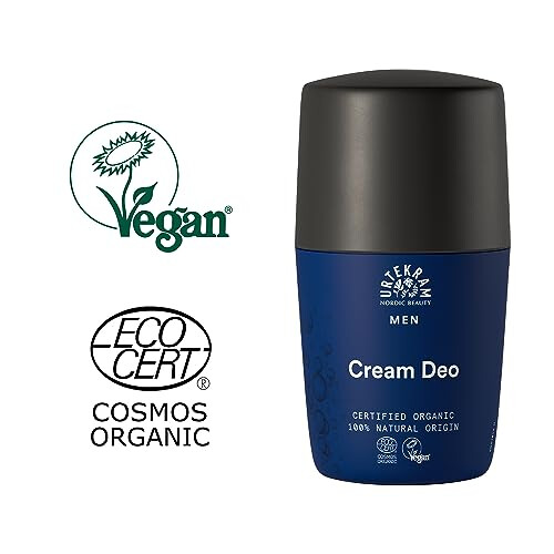 Urtekram Men Cream Deodorant Roll On 50ml 1