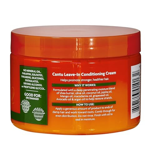 Cantu Natural Leave-In Conditioning Cream 340g 1