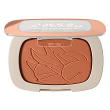 Lifeâs a Peach Blusher, a Compact Powder Blush in a Peachy Beige Shade, Mirror and Brush Included, Scented, Buildable Formula