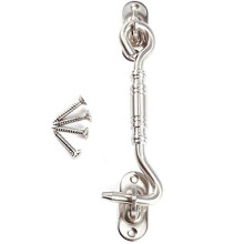 Cabin Hook, Hook and Eye Stainless Steel Holder Multi-Purpose for Shed Gate Garage Door Windows Cabin 4inch