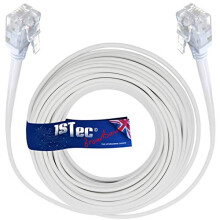 5M ADSL2+ Super High Speed Cat5e RJ11 Broadband Hub Internet Extension Cable for BT Infinity Sky Q Talktalk Plusnet EE Vodafone Post Office Router on