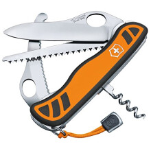 Hunter XT Grip Swiss Army Pocket Knife, Large, Multi Tool, 6 Functions, Locking Gutting Blade, Orange/Black