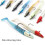 10Pcs Soft Fishing Lures Jig Head with T Tail Soft Fish Baits 11CM 18.5g 7