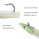 10Pcs Soft Fishing Lures Jig Head with T Tail Soft Fish Baits 11CM 18.5g 5