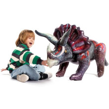 109cm Triceratops Inflatable Dinosaur Toy for Party Decorations, Birthday Party Gift for Kids and Adults