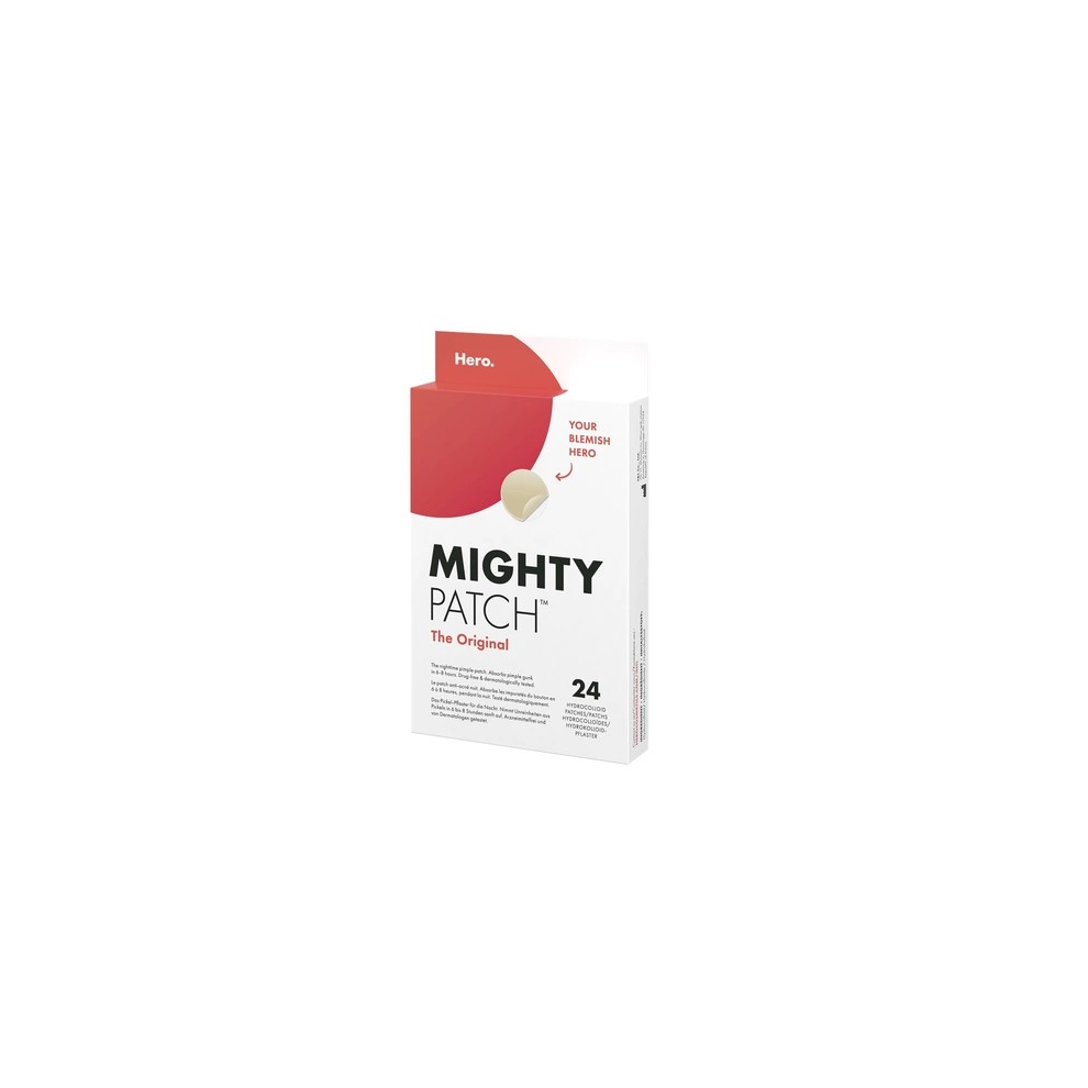 Hero Hydrocolloidal Patches For Acne Mighty Patch Original, 24 Pieces