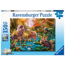 T-Rex Attack Dinosaur Jigsaw Puzzle for Kids Age 7 Years Up - 150 Pieces