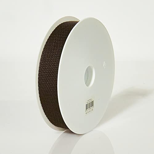 Heavy Duty Cotton Webbing, Brown, 25mm x 5m 1