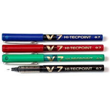 Pilot V7 Rollerball Mix de 4 Couleurs Noir/Bleu/Vert/Multi/Rouge