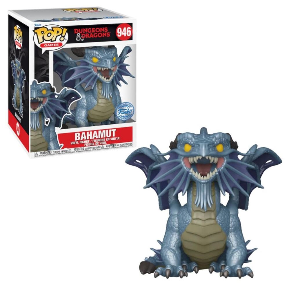 POP! Dungeons and Dragons Bahamut 4.85-in Vinyl Figure GameStop Exclusive,(71759)